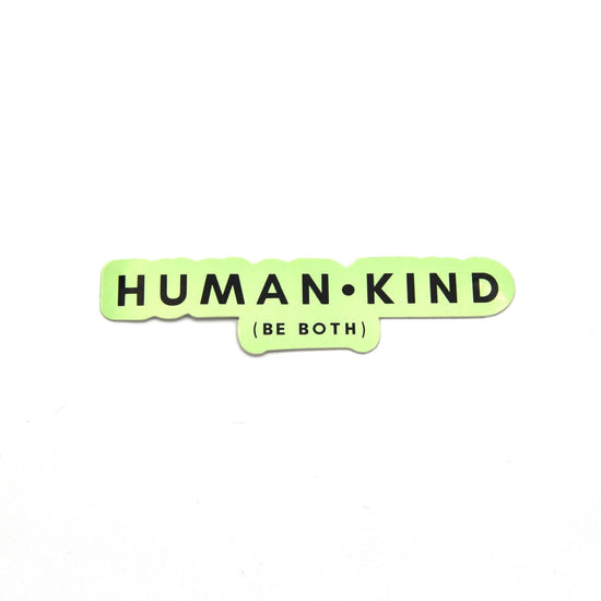 Human Kind Sticker Wear The Peace Stickers 0.5 inches x 3 inches