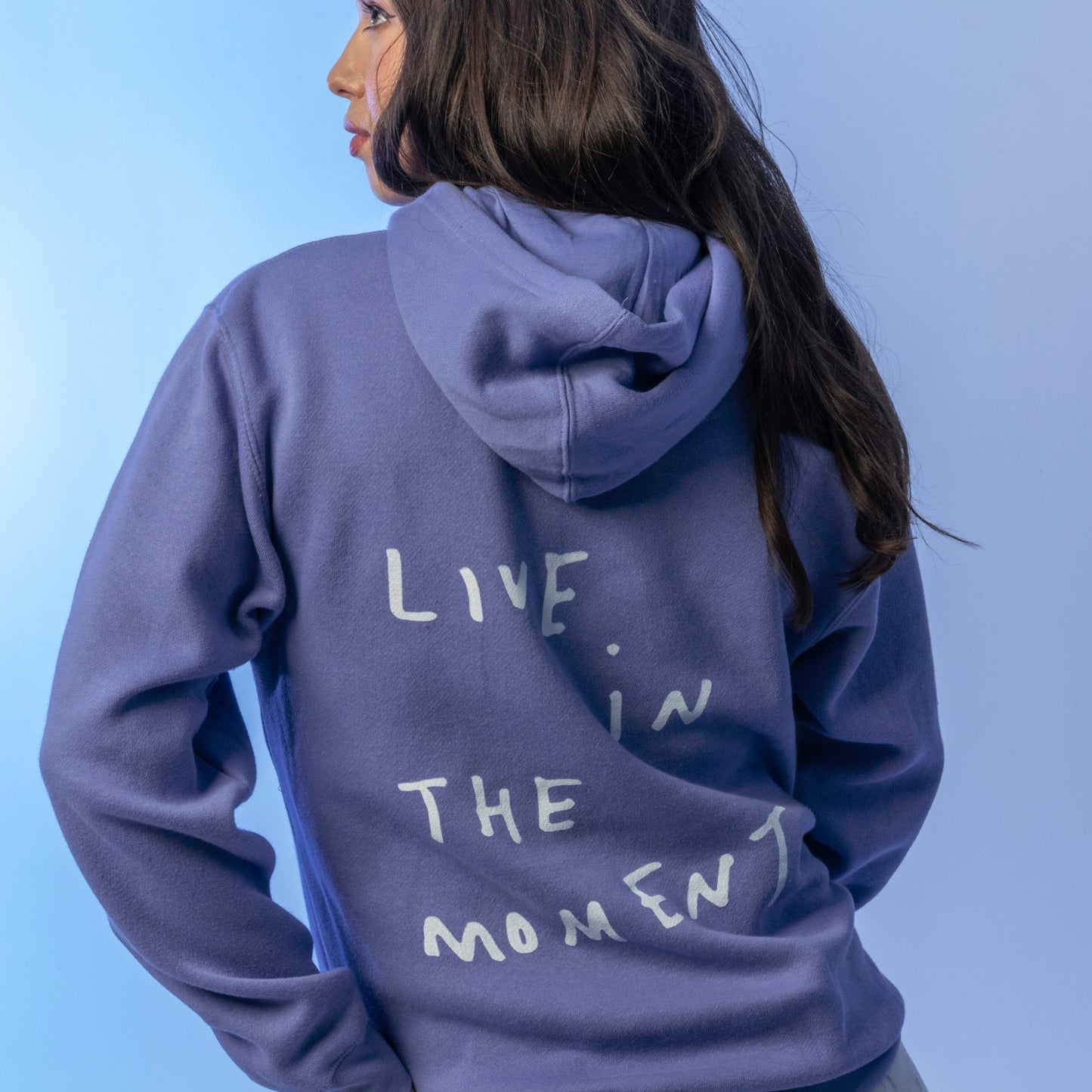 Live In The Moment Hoodie Wear The Peace Hoodies S