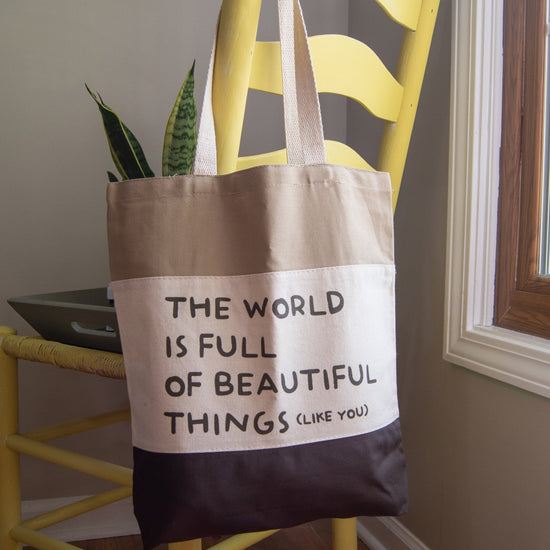 World Of Beauty Tote Bag Wear The Peace