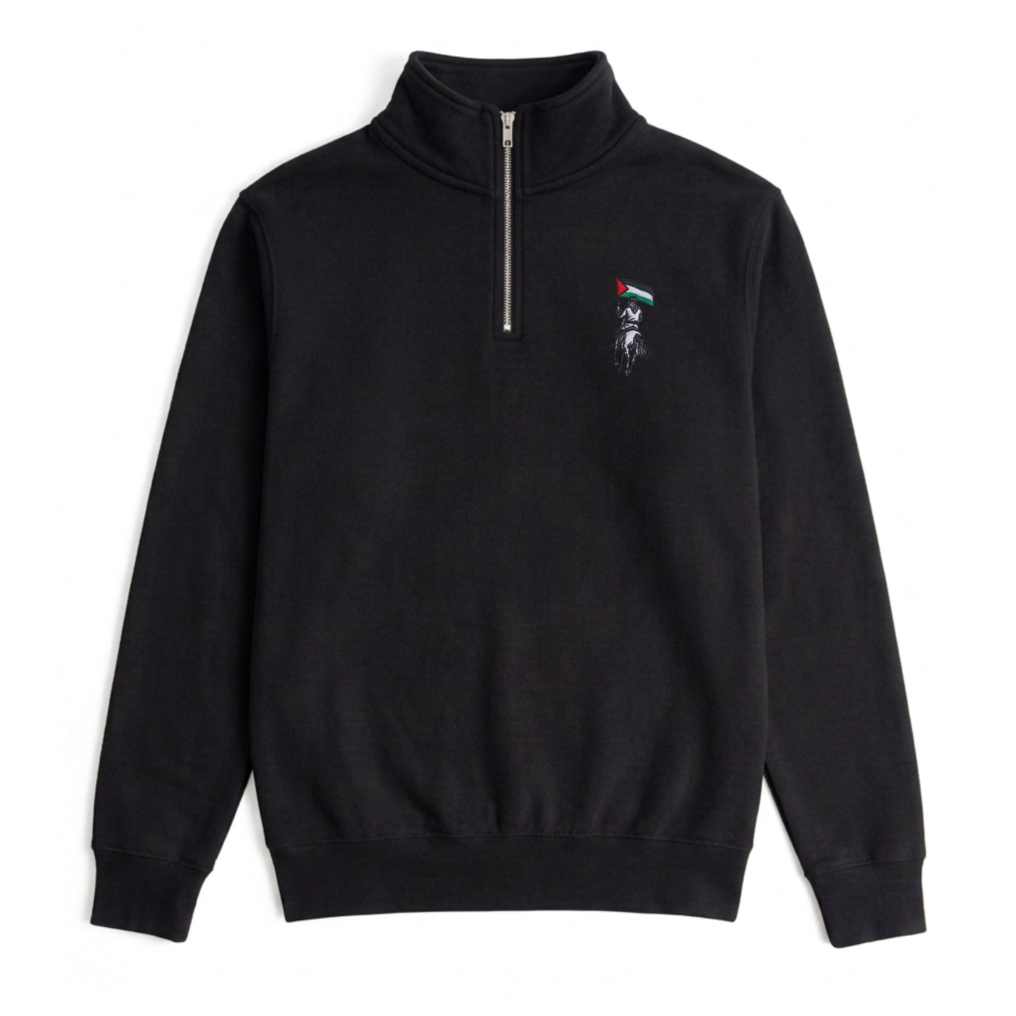 Palestine Equestrian Quarter Zip Sweater