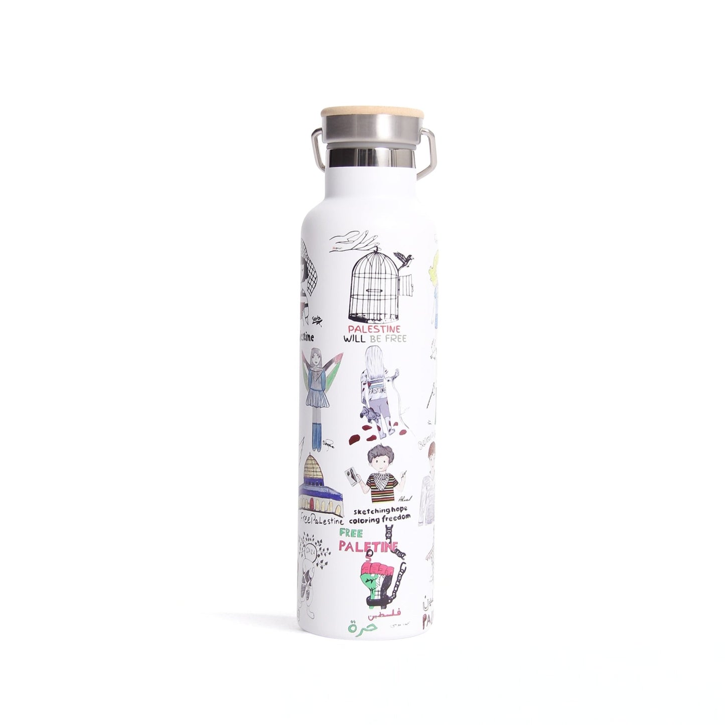 25 Oz. Children Of 🍉 Tumbler Wear The Peace Water Bottle