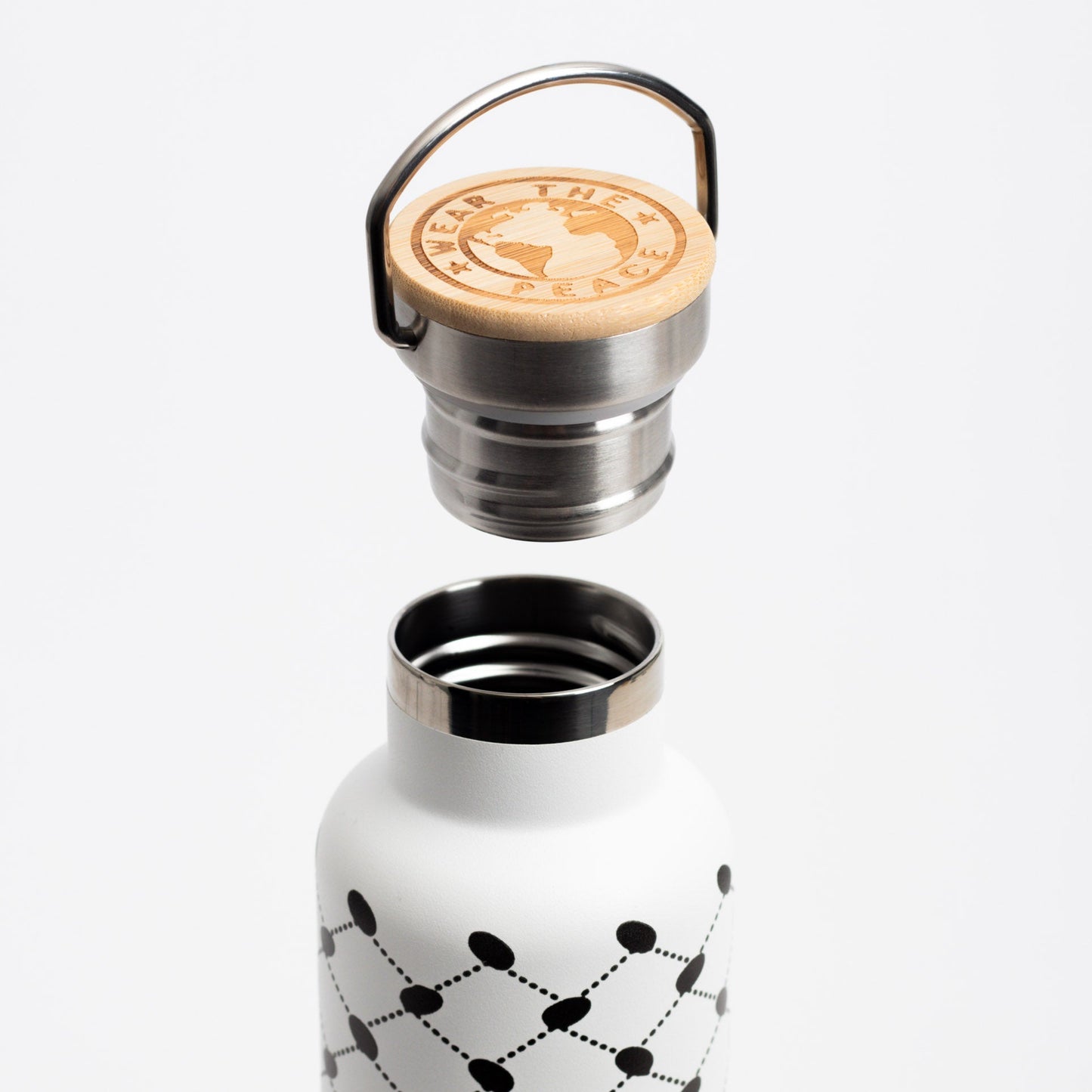 25 Oz. Kufiya Tumbler Wear The Peace Water Bottle