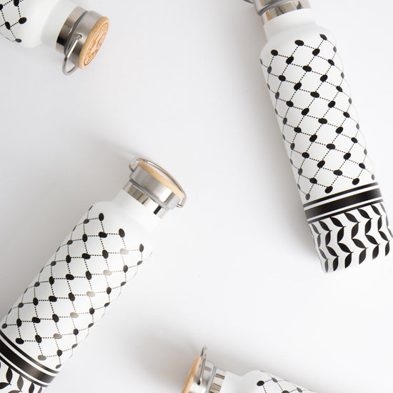 25 Oz. Kufiya Tumbler Wear The Peace Water Bottle