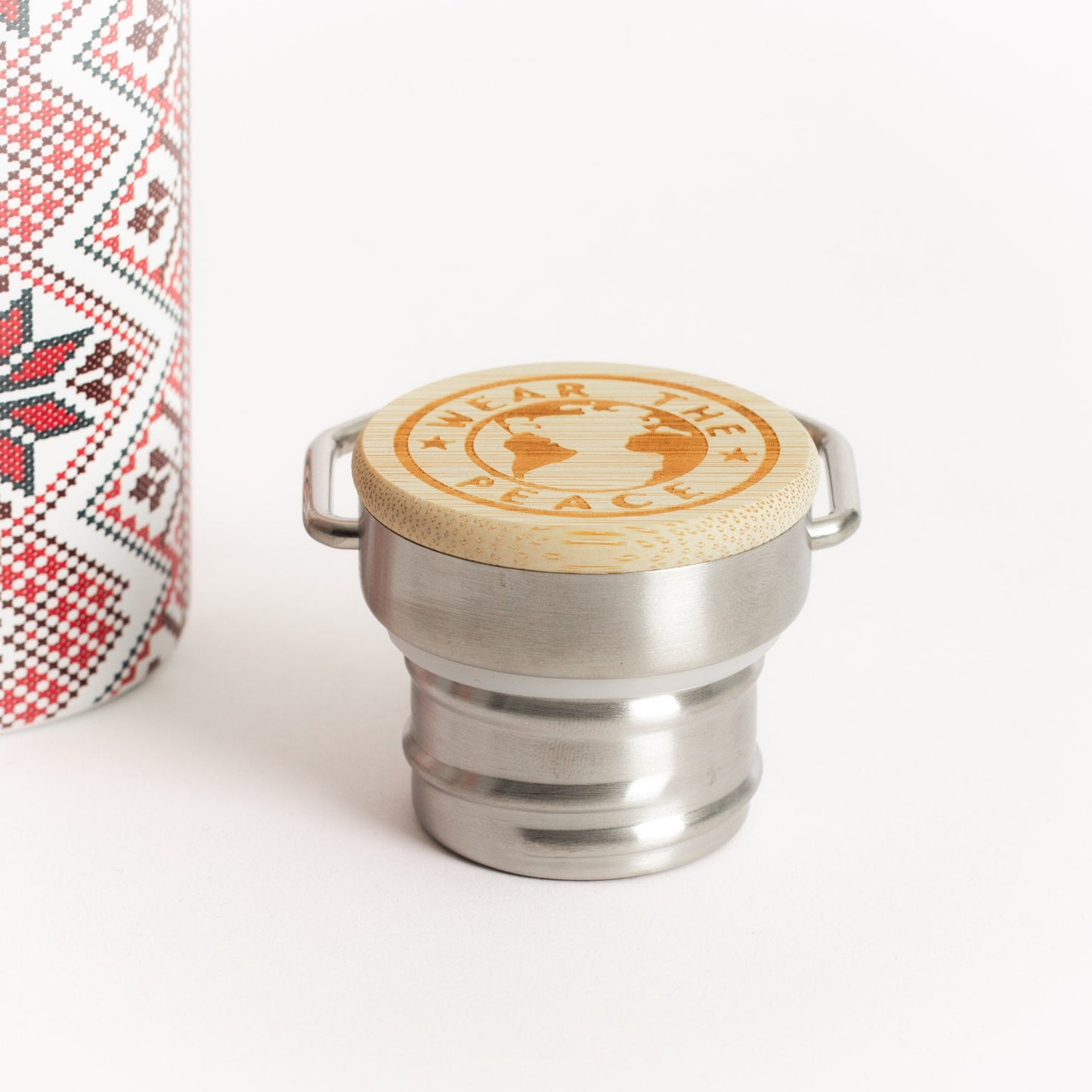 25 Oz. Tatreez Tumbler Wear The Peace Water Bottle