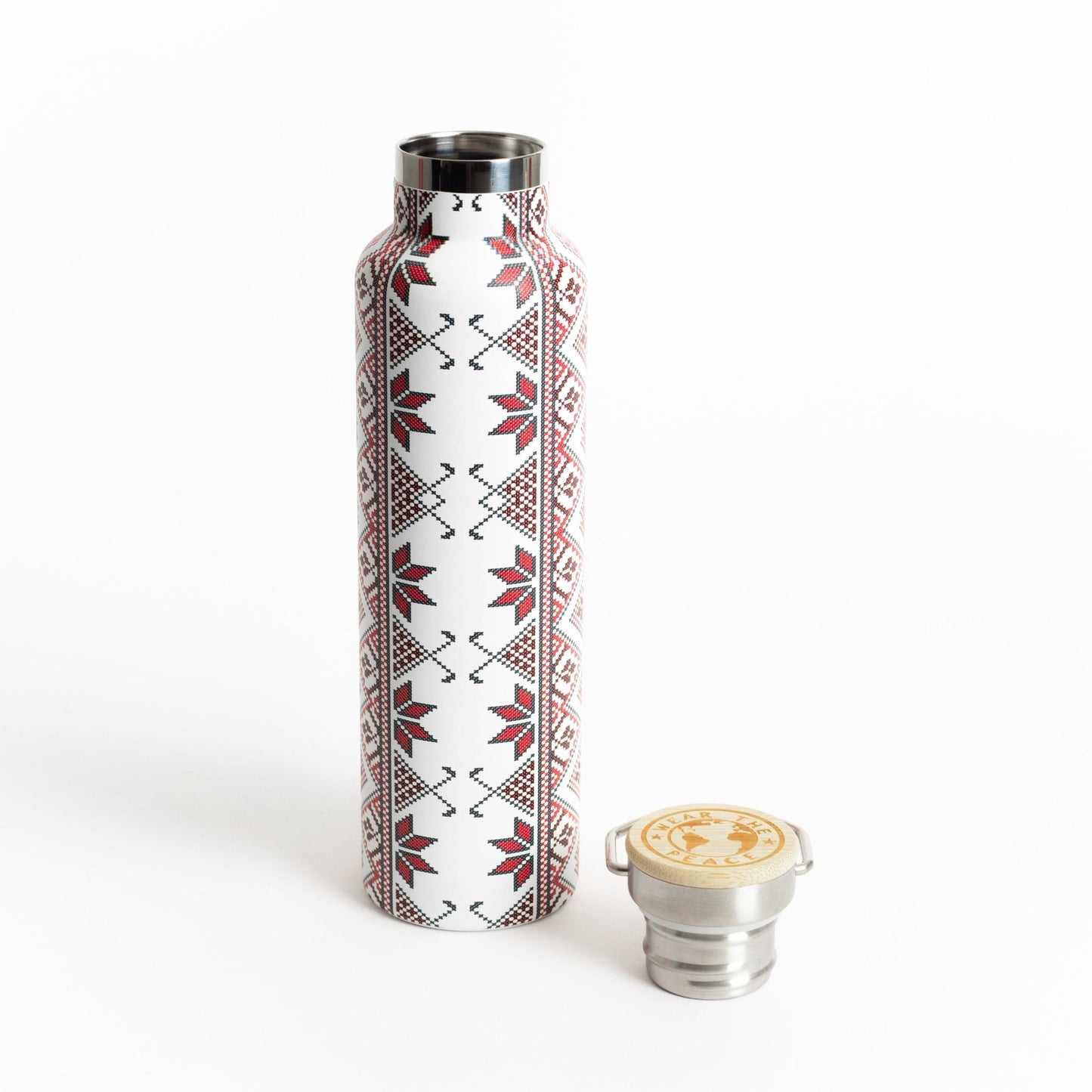 25 Oz. Tatreez Tumbler Wear The Peace Water Bottle