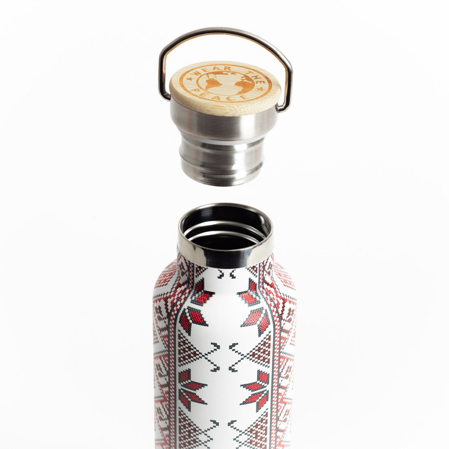 25 Oz. Tatreez Tumbler Wear The Peace Water Bottle