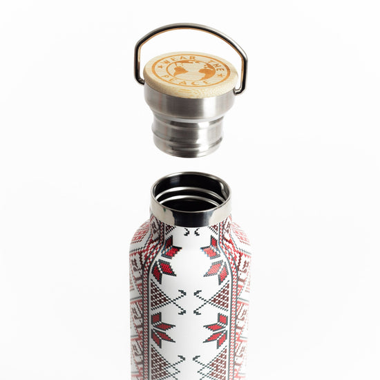 25 Oz. Tatreez Tumbler Wear The Peace Water Bottle