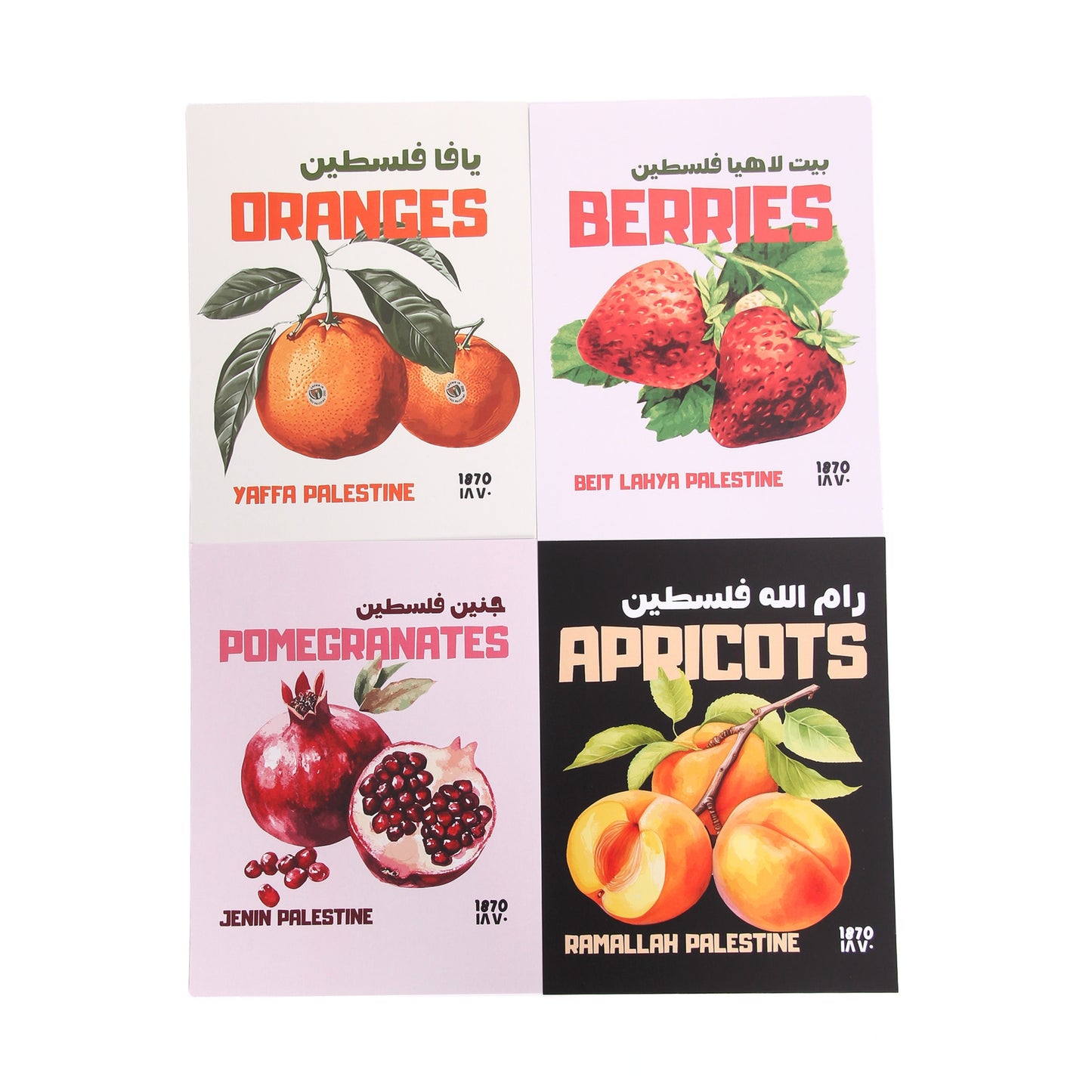 Fruits Of Palestine 11 Poster Pack