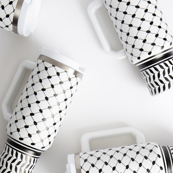 40 Oz. Kufiya Tumbler Wear The Peace Water Bottle