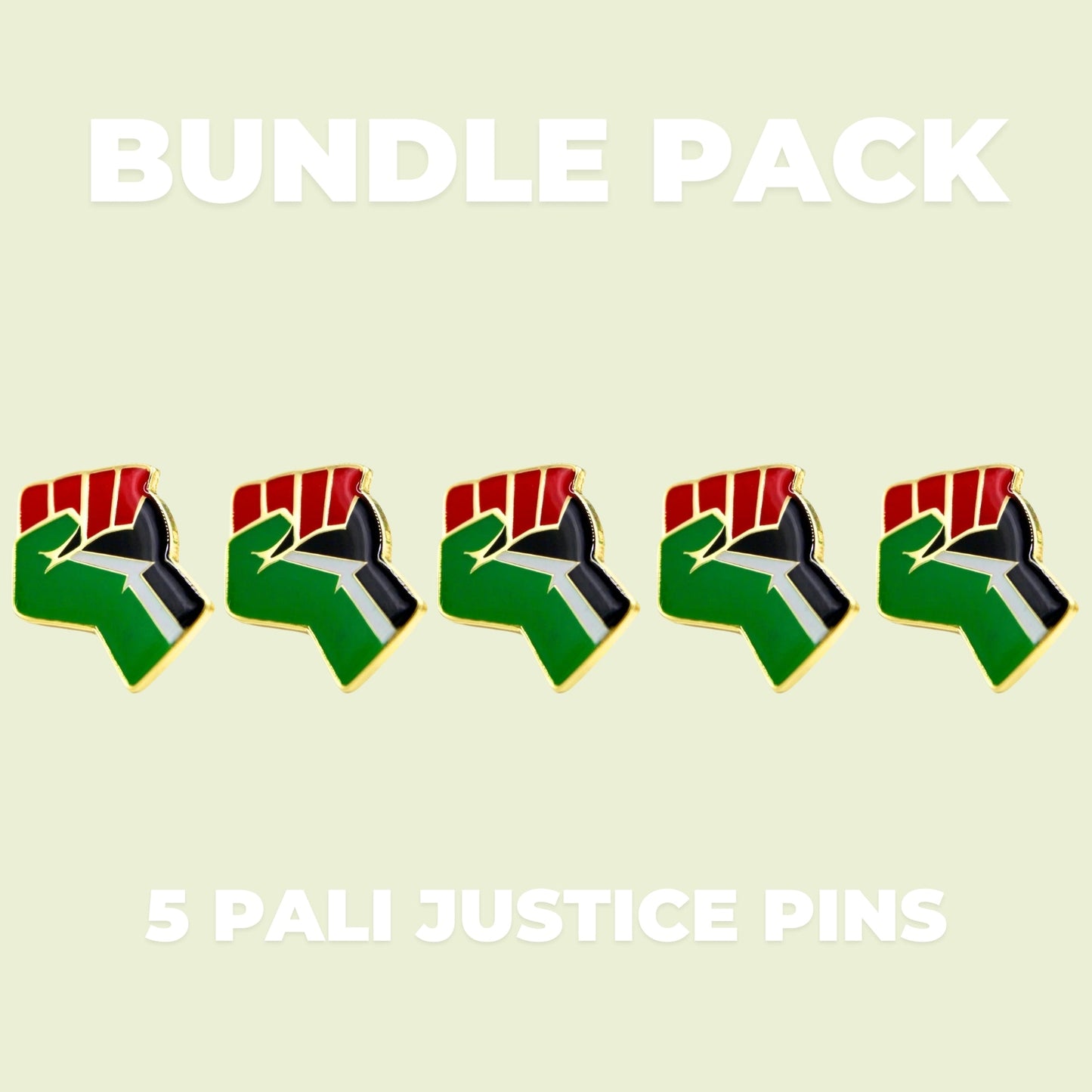 5 Pali Justice Pins Bundle Pack Wear The Peace Bundle