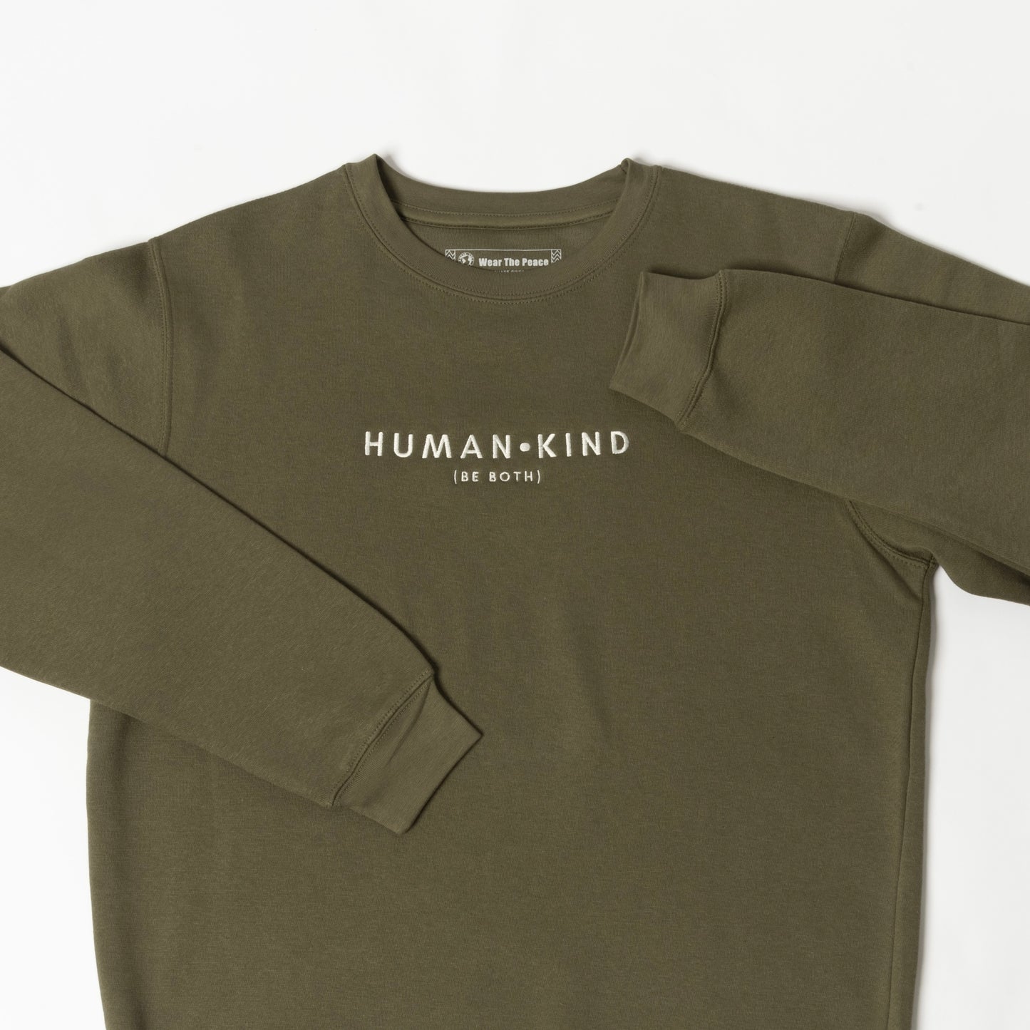 Human Kind Embroidered Crewneck