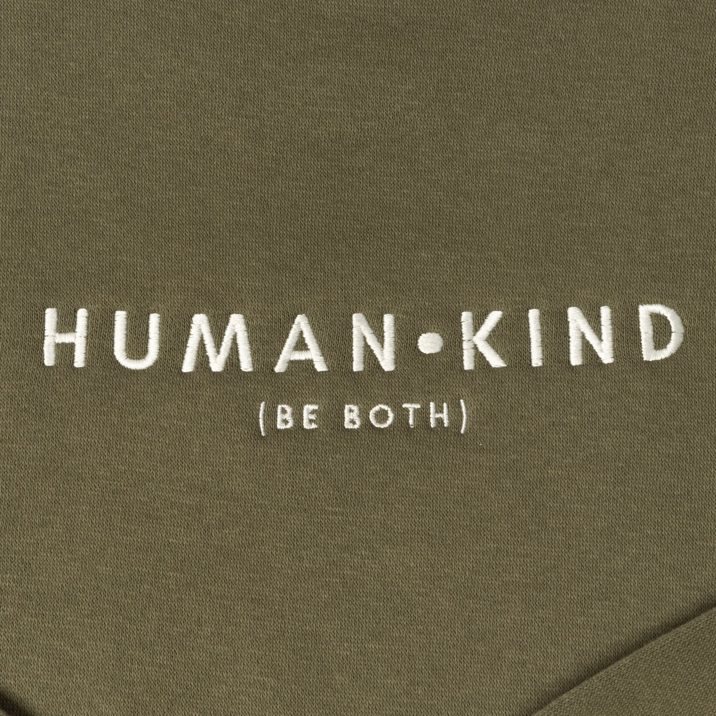 Human Kind Embroidered Crewneck