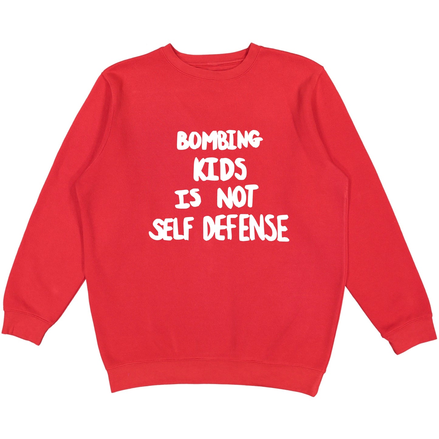 Self Offense Red Crewneck