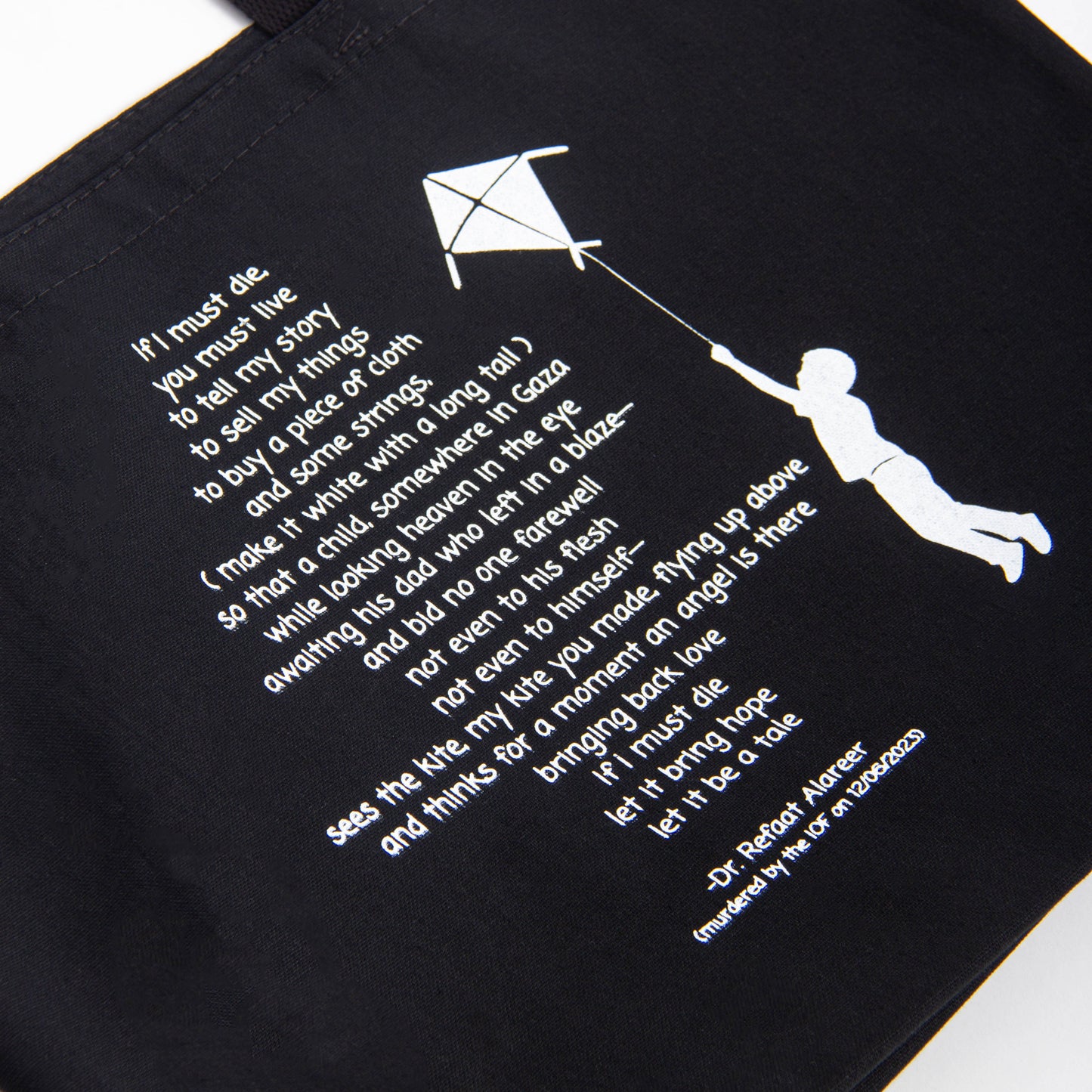 If I Must Die Jumbo Tote Bag (Dr. Refaat X WTP)