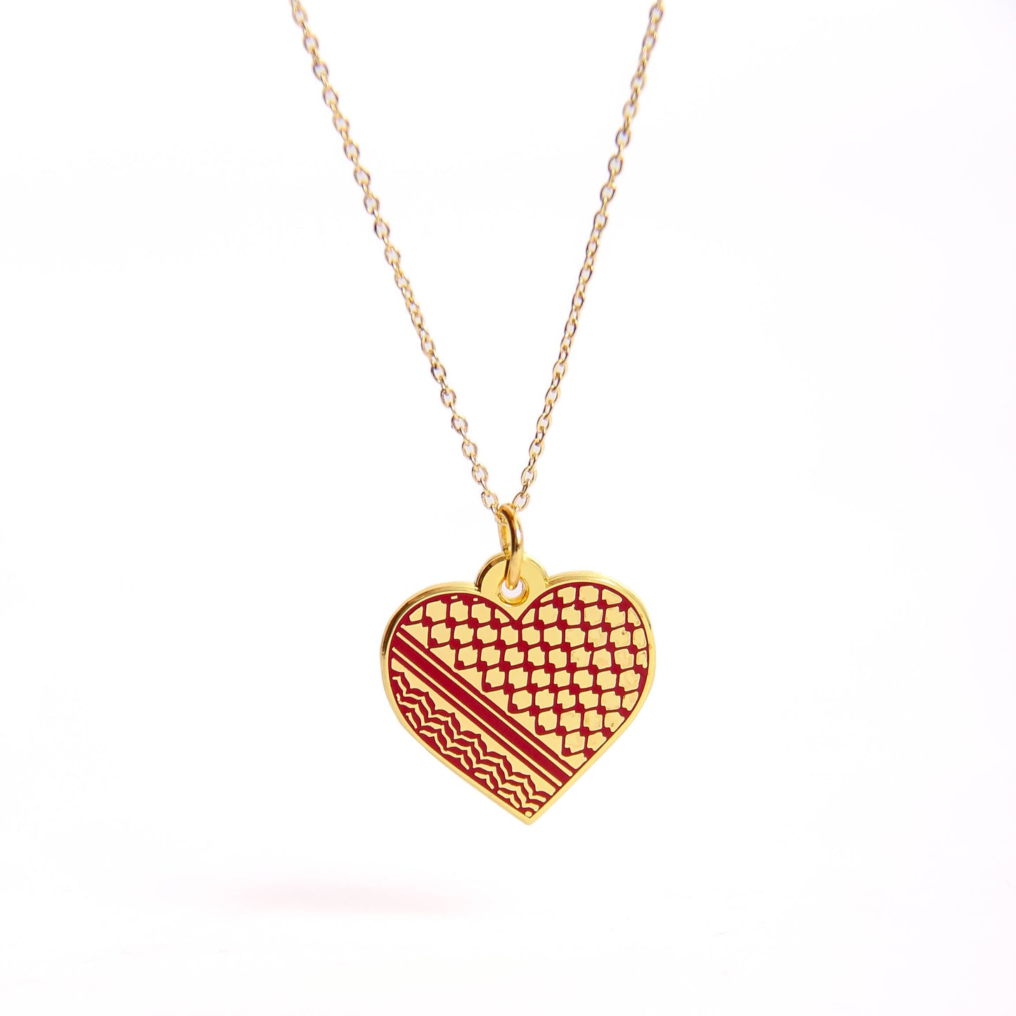 Palestine Heart Necklace