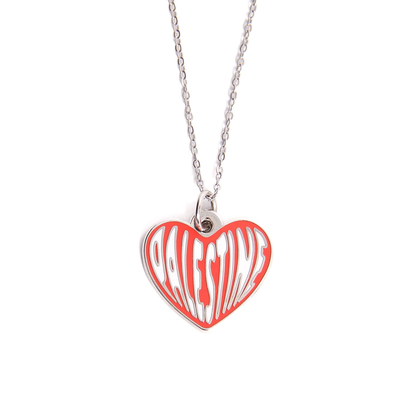 Love Palestine Necklace