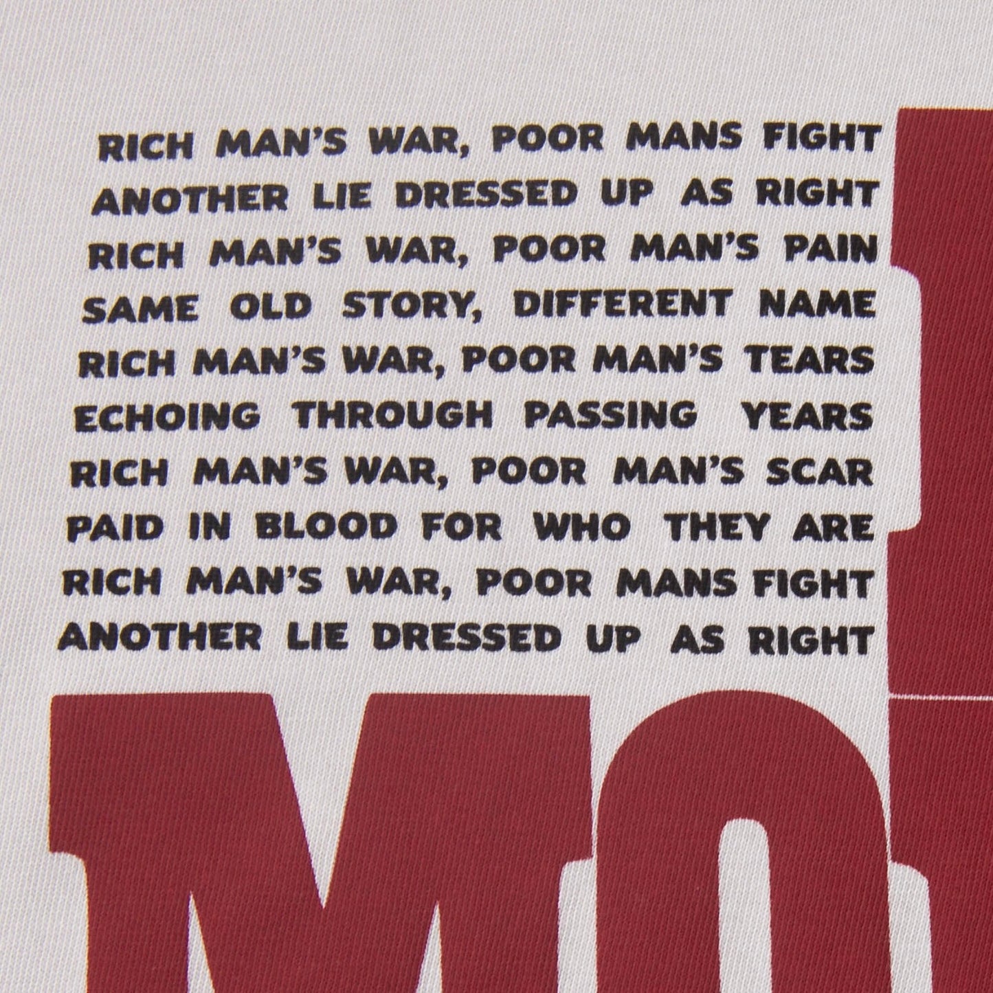 No More War Heavyweight Tee