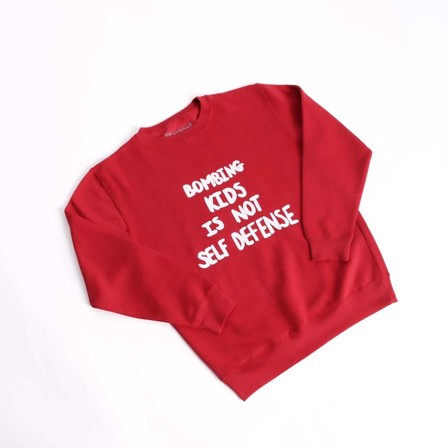 Self Offense Red Crewneck