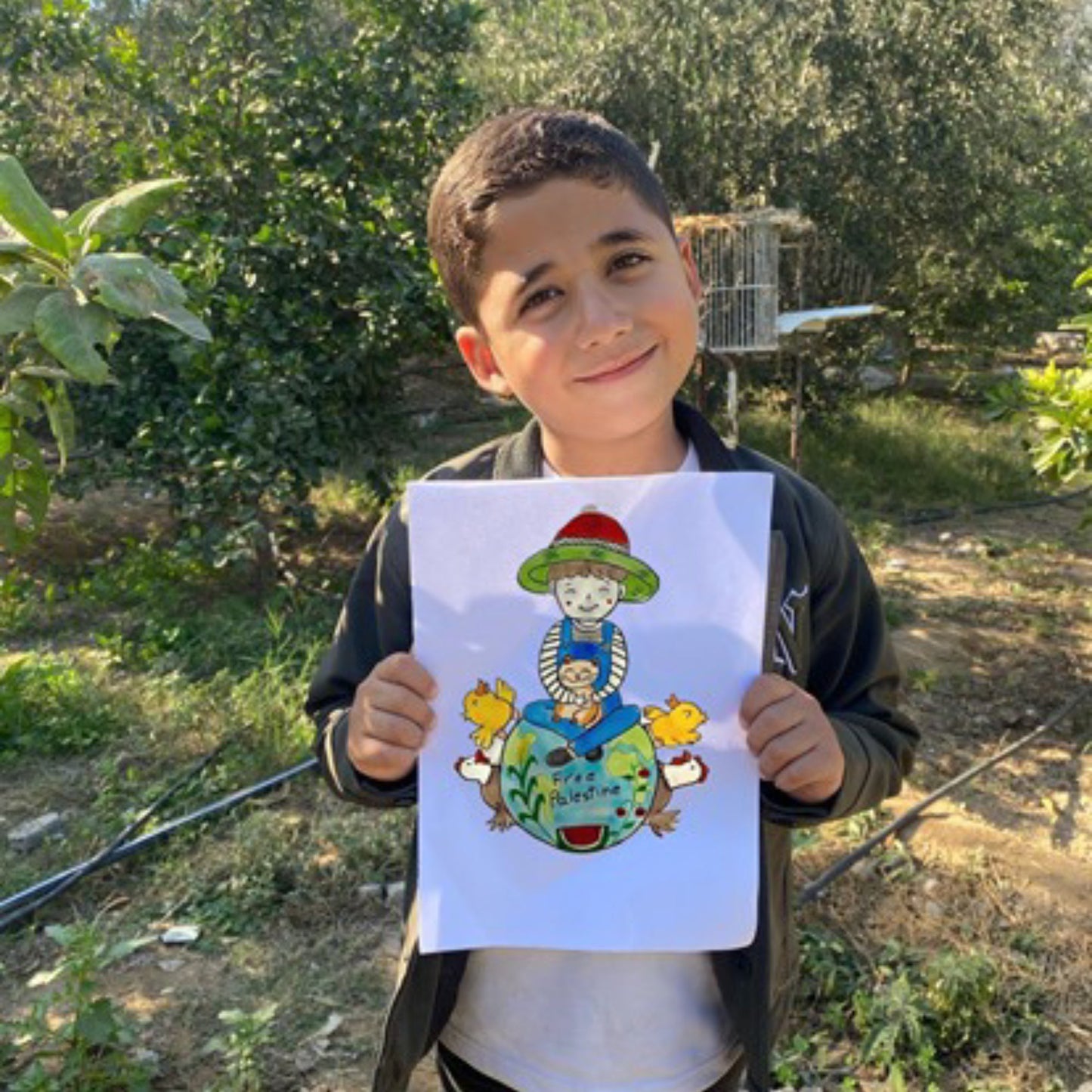 Ahmed A. Art Hoodie Wear The Peace Hoodies S