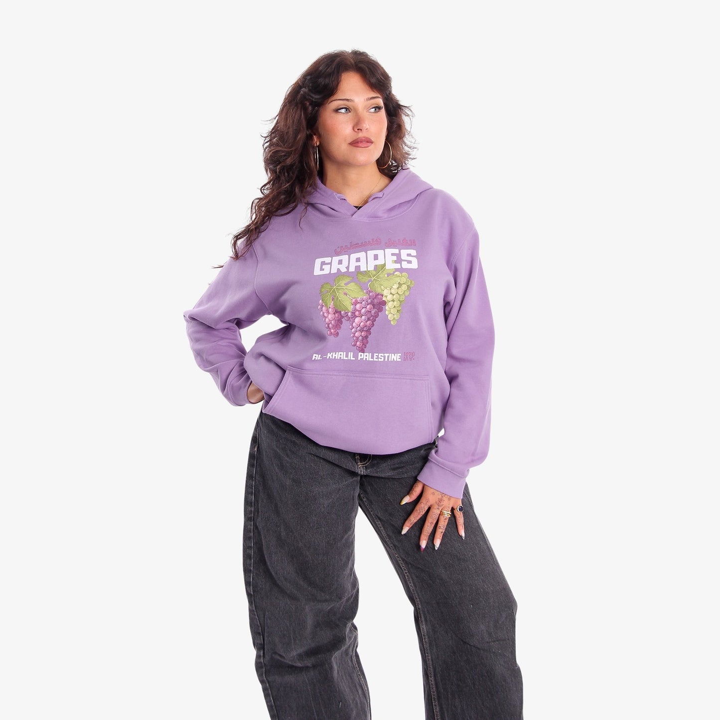 Al-Khalil's Grapes Hoodie Wear The Peace Hoodies S