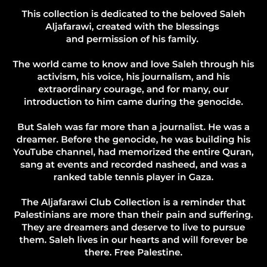 Aljafarawi Club Crewneck Wear The Peace Crewnecks S