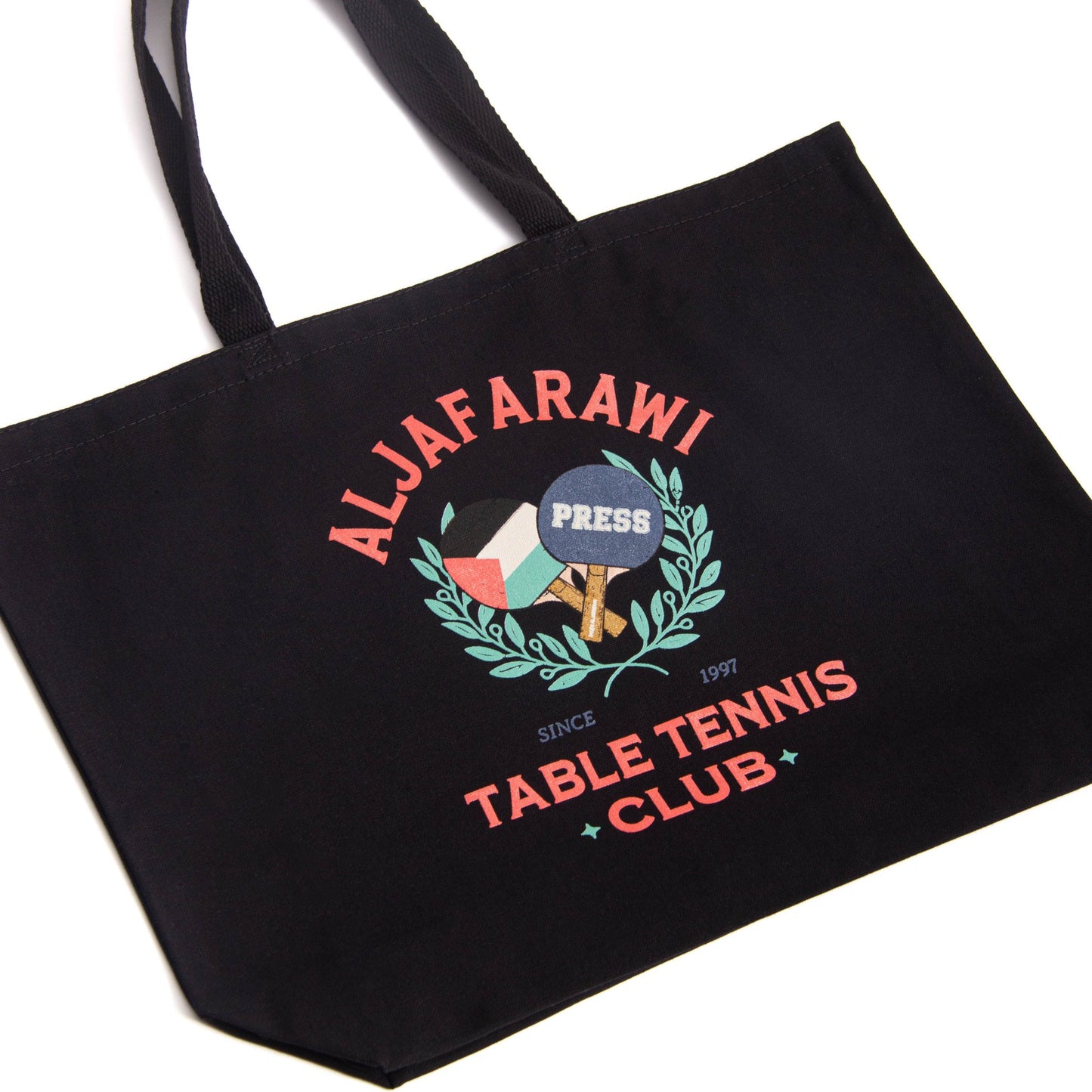 Aljafarawi Club V2 Jumbo Tote Bag Wear The Peace Tote Bag