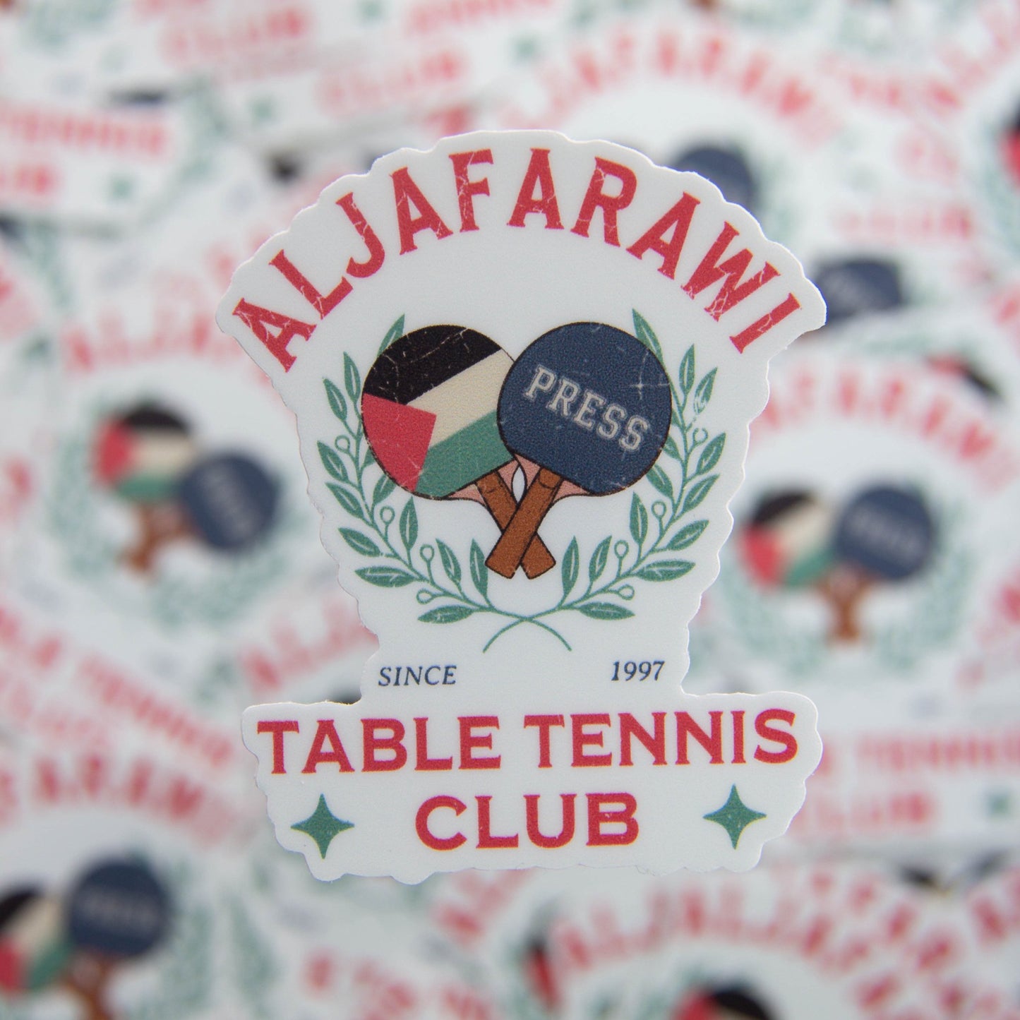 Aljafarawi Club V2 Sticker Wear The Peace Stickers