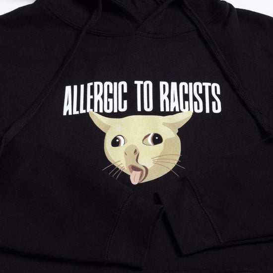 Allergic To Racists Hoodie Wear The Peace Hoodies S