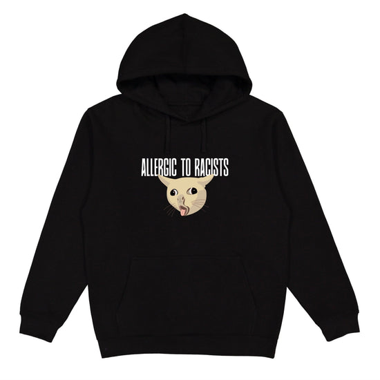 Allergic To Racists Hoodie Wear The Peace Hoodies S