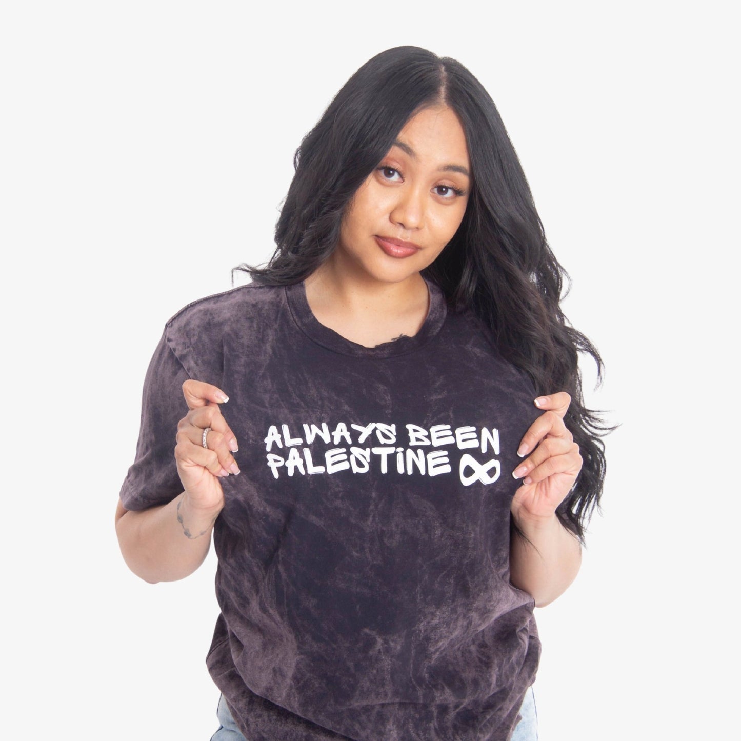Always Been Palestine Tee Wear The Peace Short Sleeves S