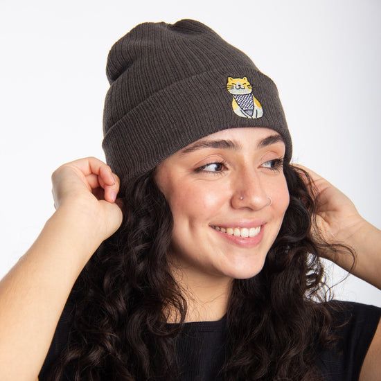 Animal Rescue Embroidered Beanie Wear The Peace Beanie