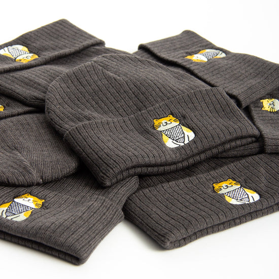 Animal Rescue Embroidered Beanie Wear The Peace Beanie