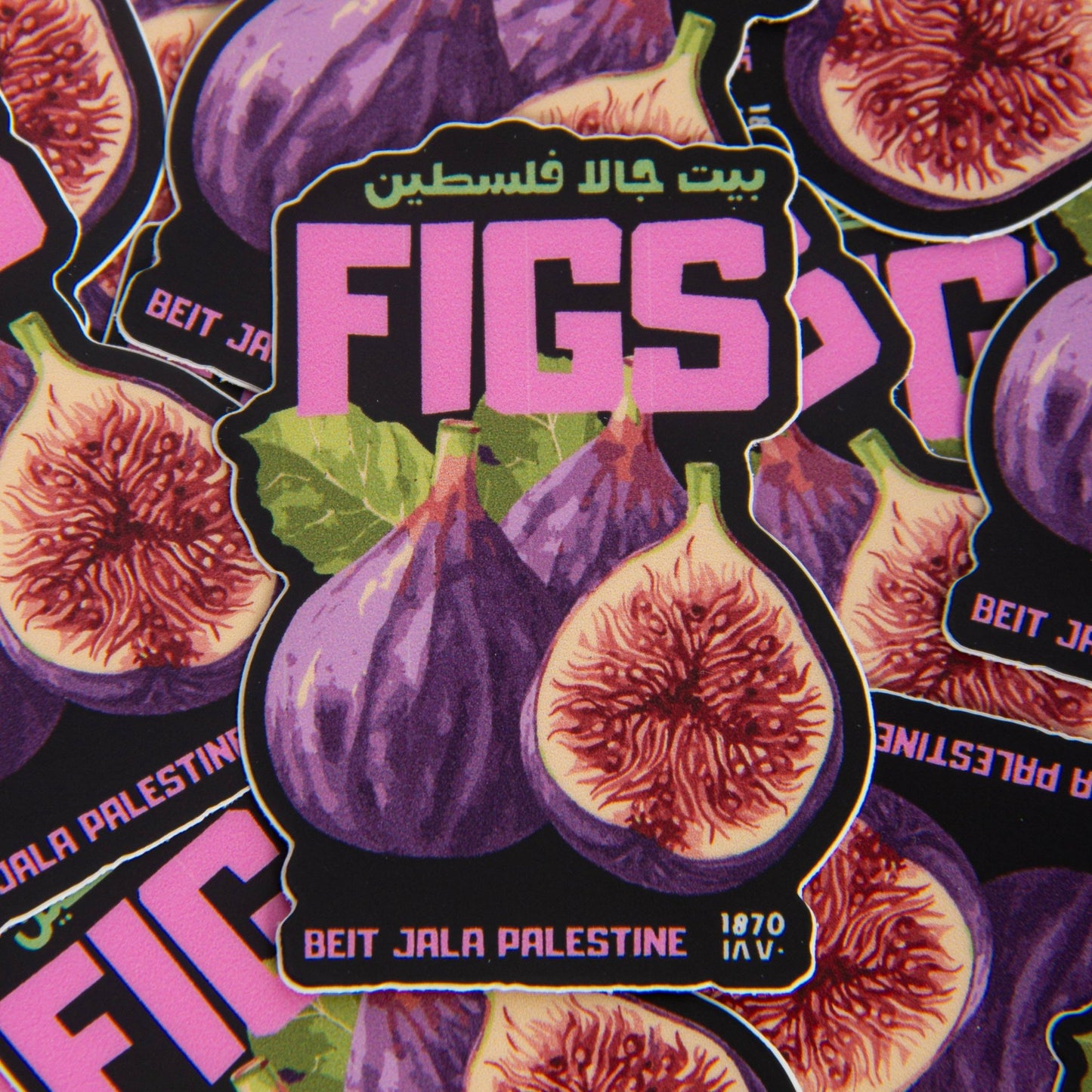 Beit Jala's Figs Sticker Wear The Peace Stickers