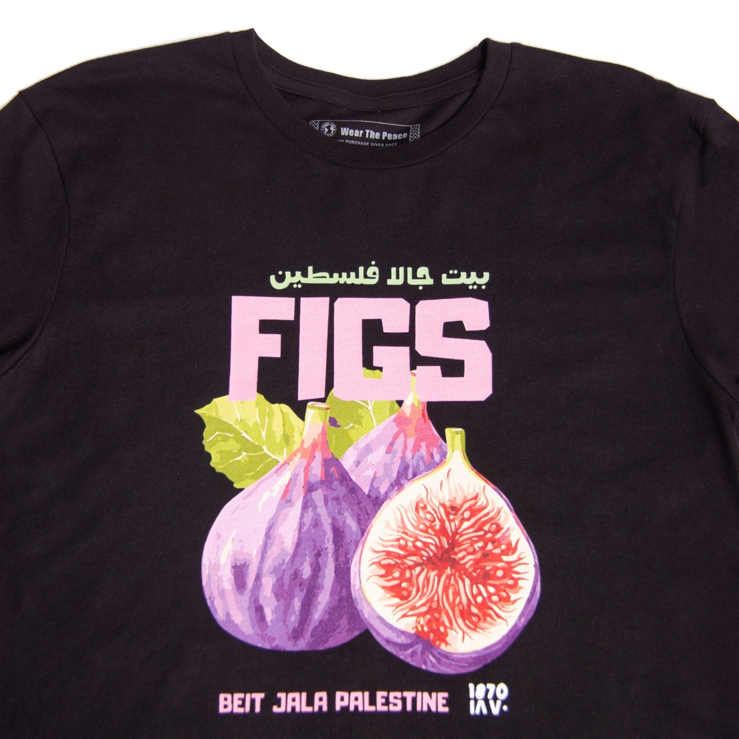 Beit Jala's Figs Tee Wear The Peace Short Sleeves S