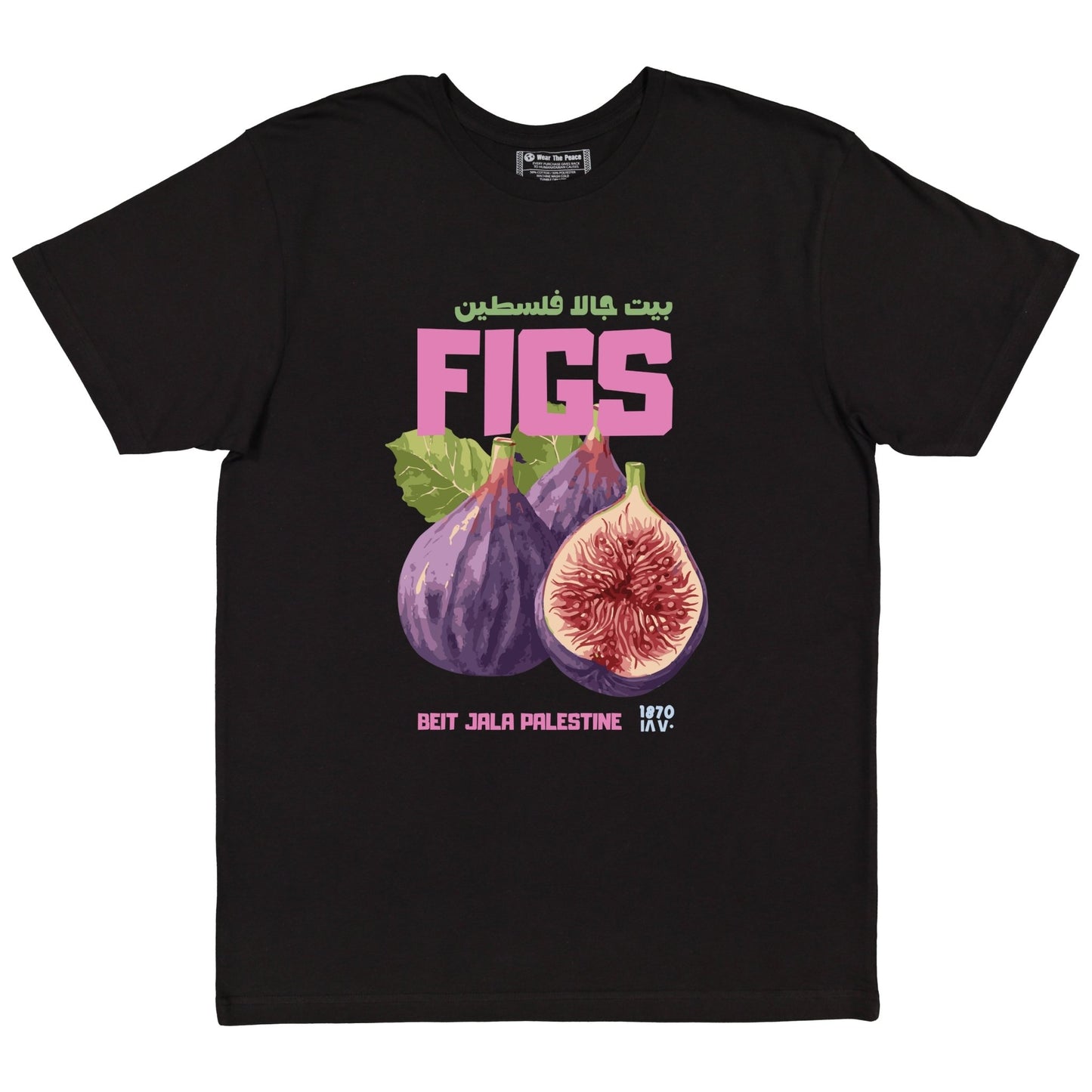 Beit Jala's Figs Tee Wear The Peace Short Sleeves S