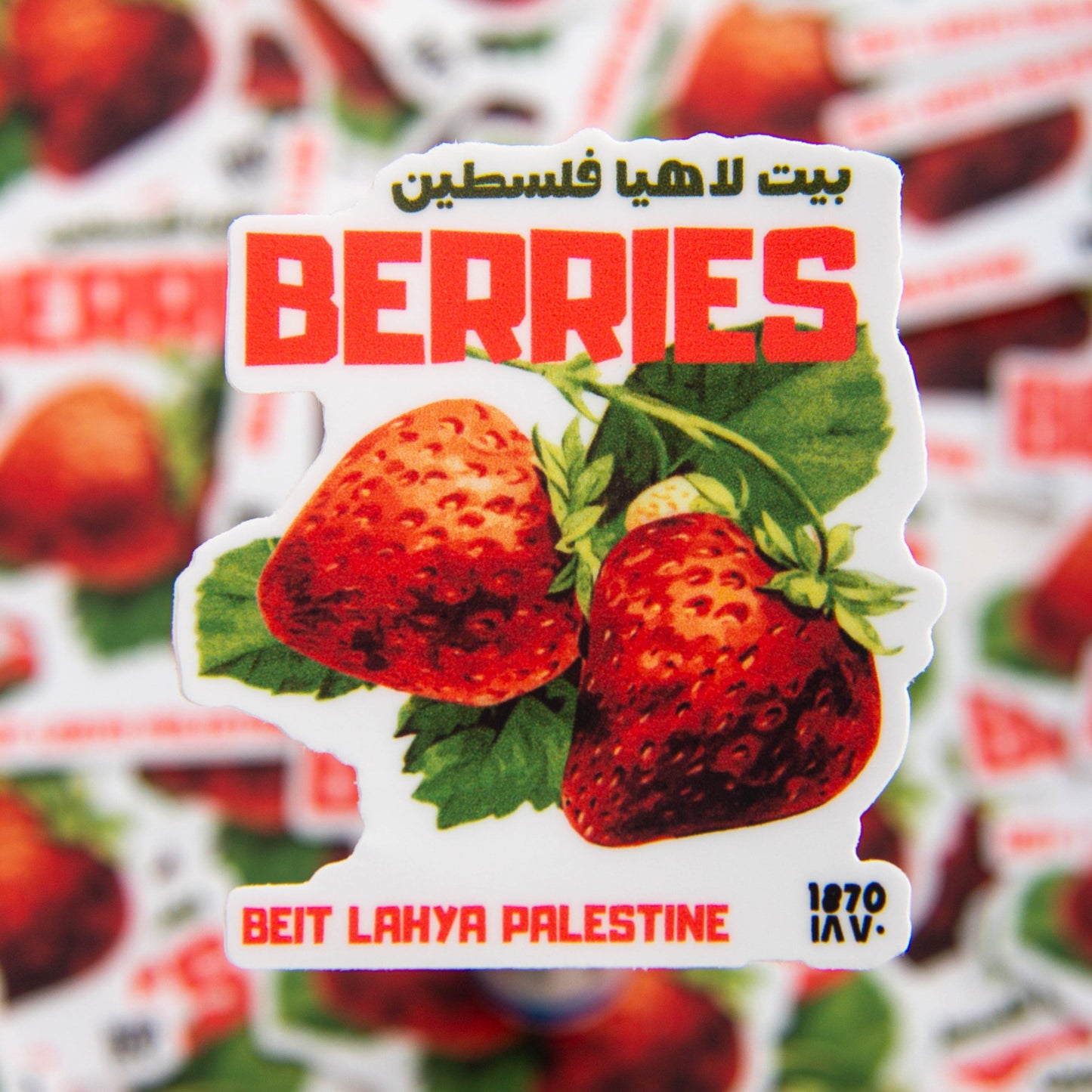 Beit Lahya's Berries Sticker Wear The Peace Stickers