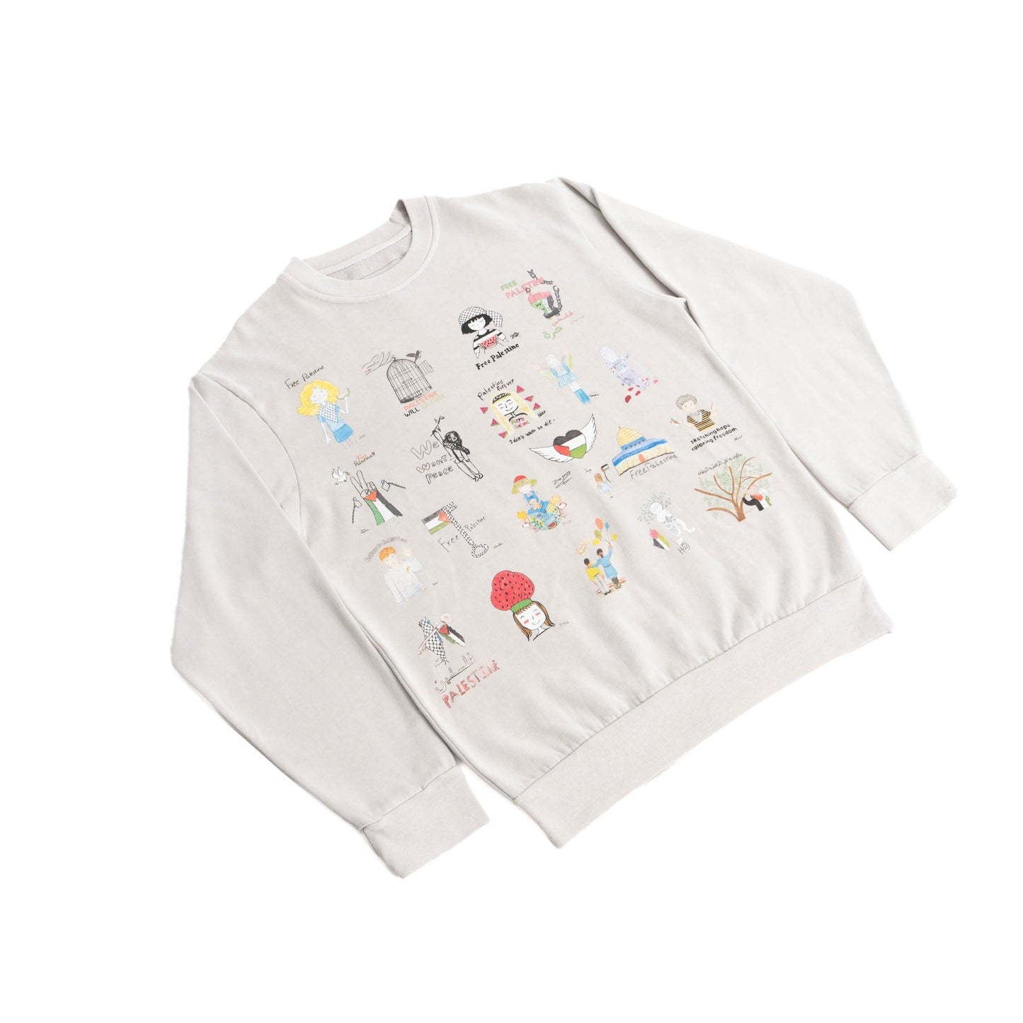 Children Of 🍉 Art Crewneck Wear The Peace Crewnecks S
