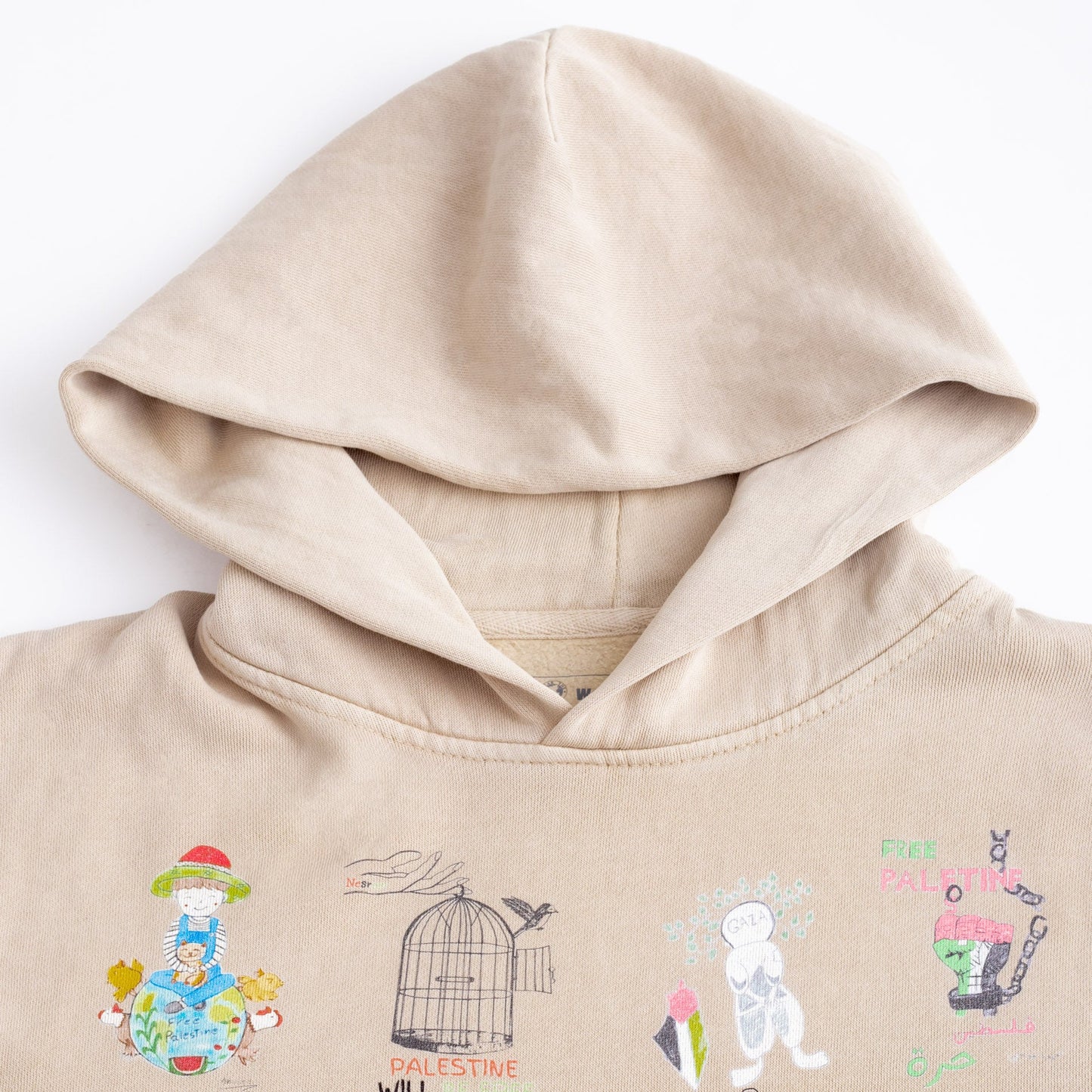 Children Of 🍉 Art Heavyweight Hoodie Wear The Peace Hoodies French Oak S
