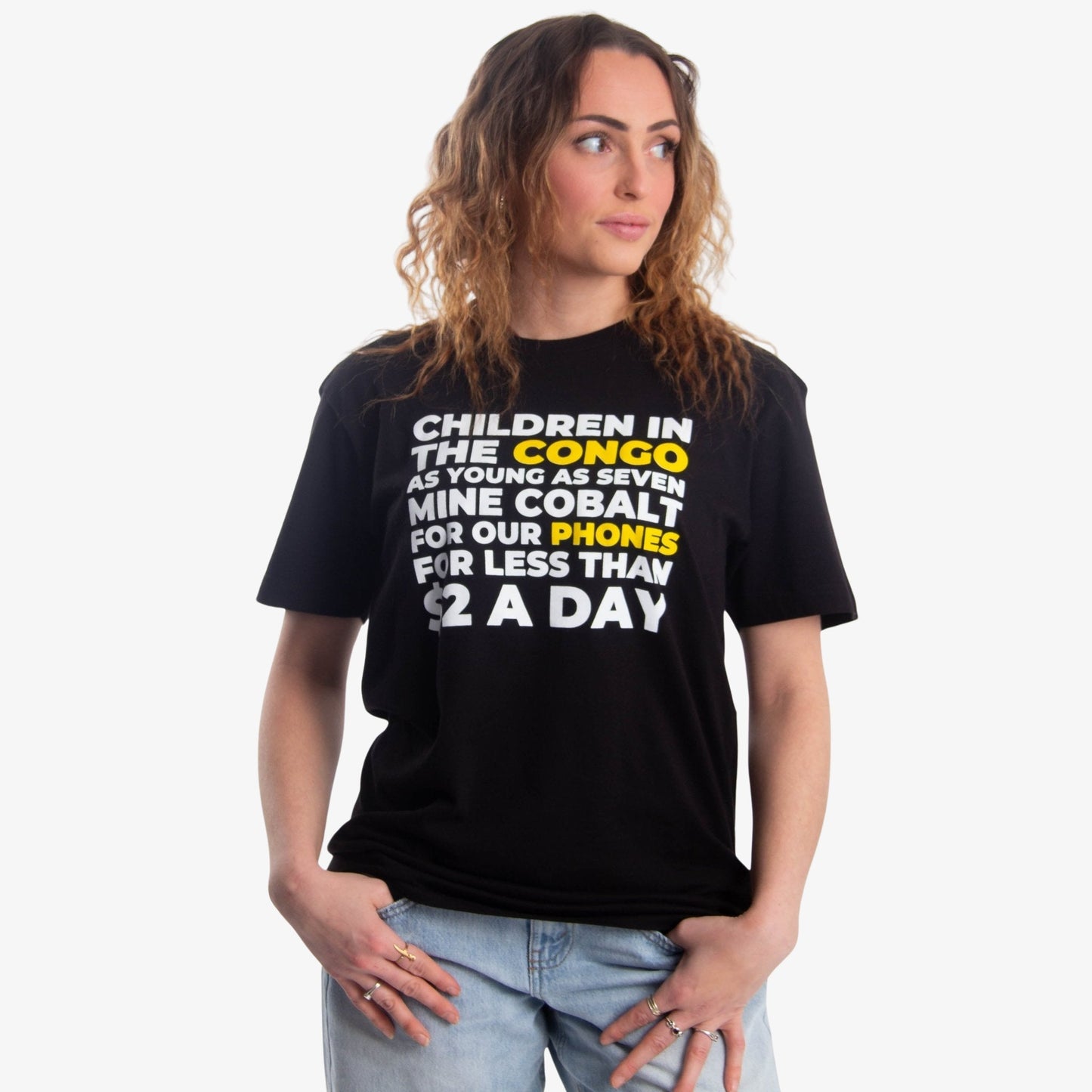 Children Of Congo Tee Wear The Peace Short Sleeves S