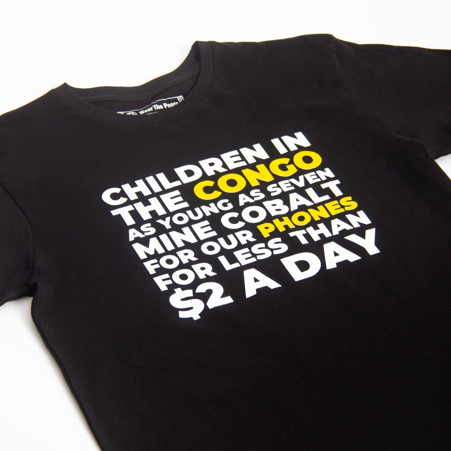 Children Of Congo Tee Wear The Peace Short Sleeves S
