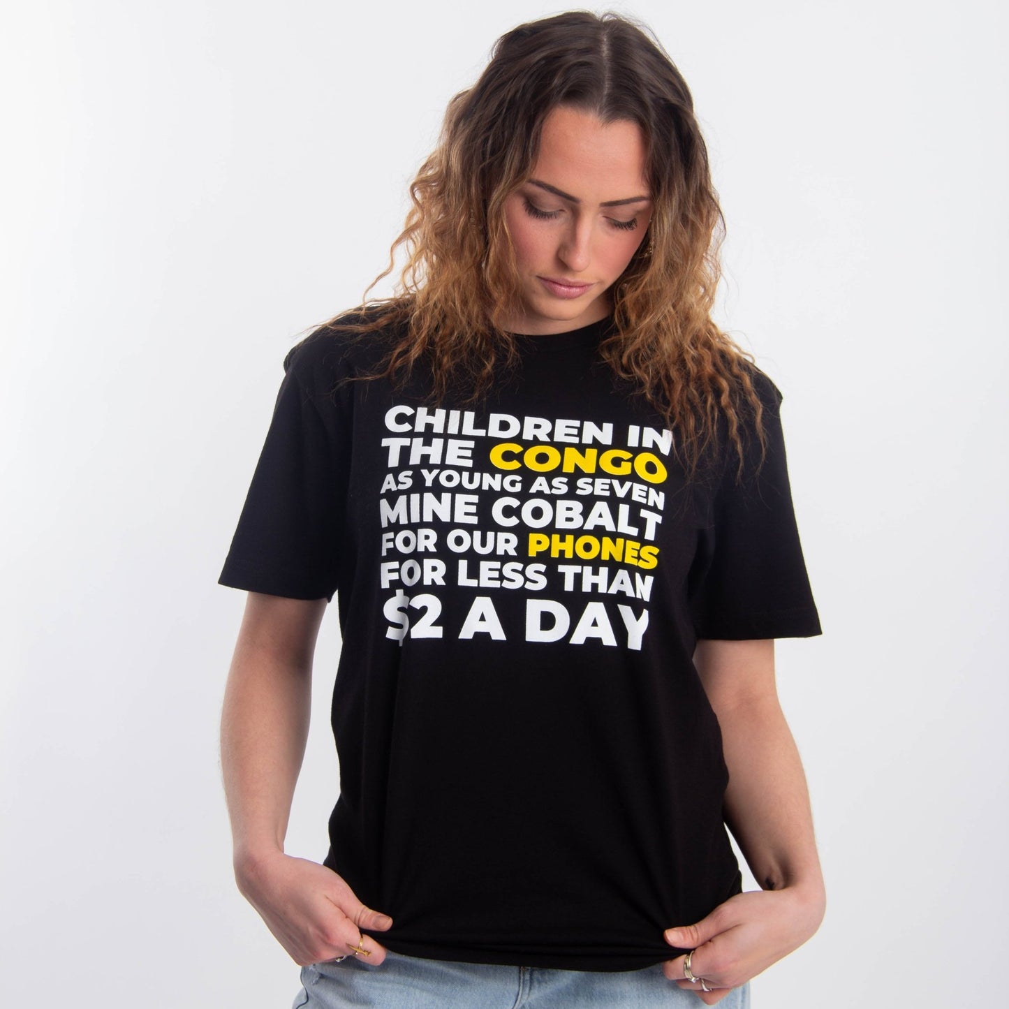 Children Of Congo Tee Wear The Peace Short Sleeves S