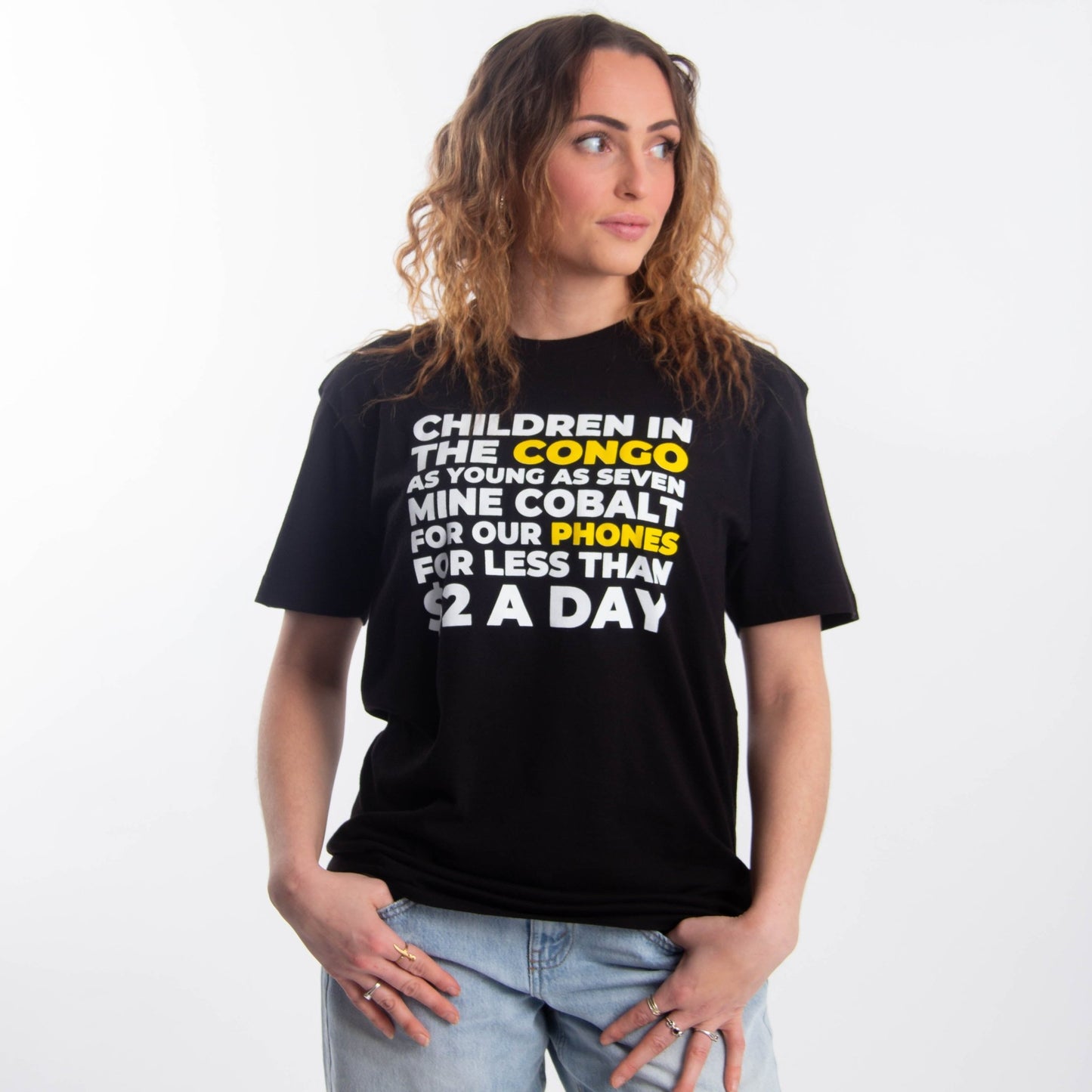 Children Of Congo Tee Wear The Peace Short Sleeves S