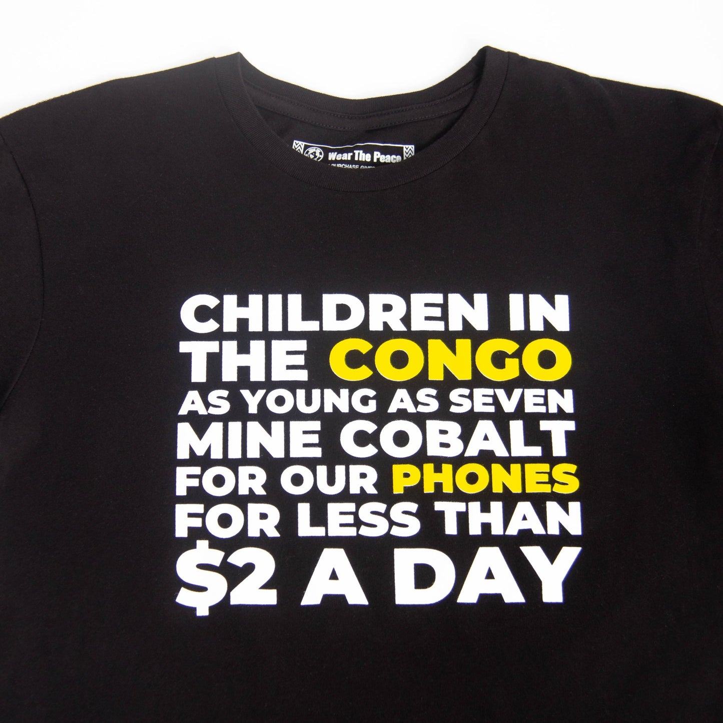 Children Of Congo Tee Wear The Peace Short Sleeves S
