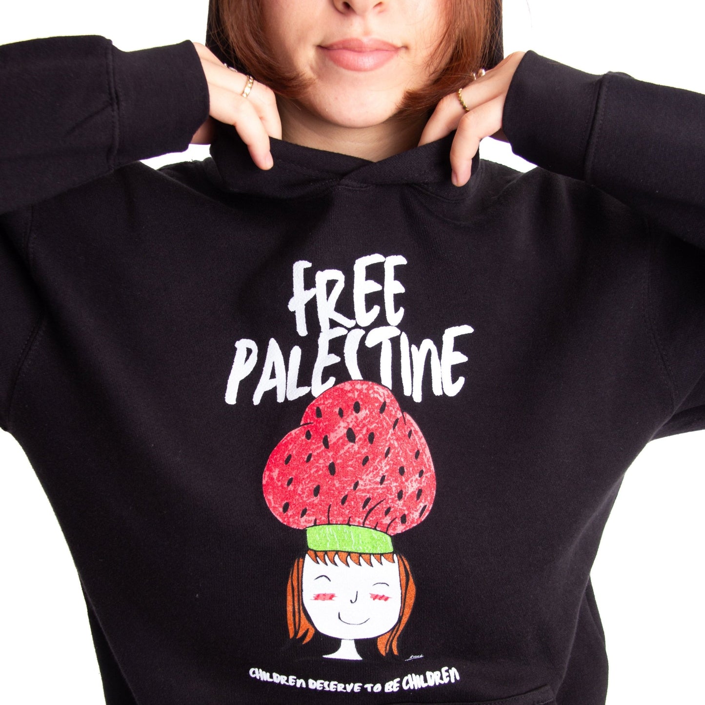 Children Of Gaza Hoodie (Renad X WTP) Wear The Peace Hoodies Black S