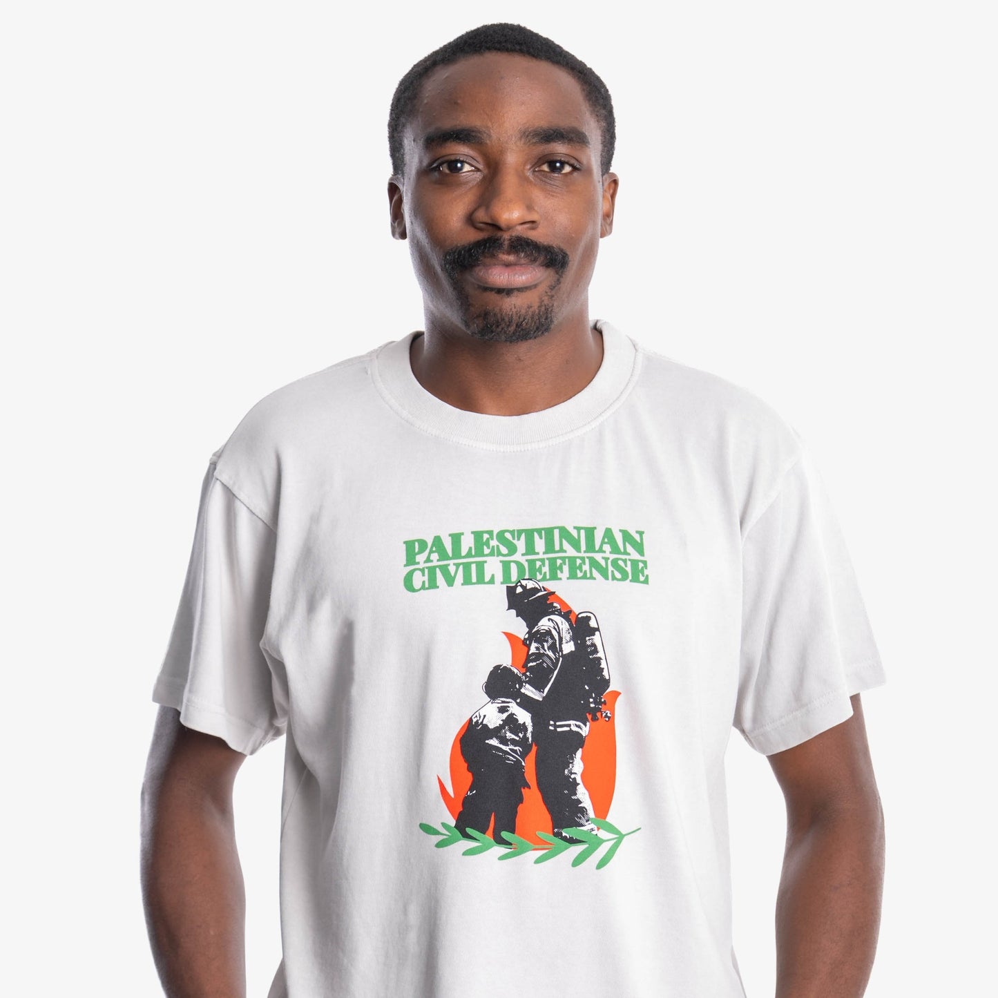 Civil Defense Heavyweight Tee Wear The Peace Short Sleeves S