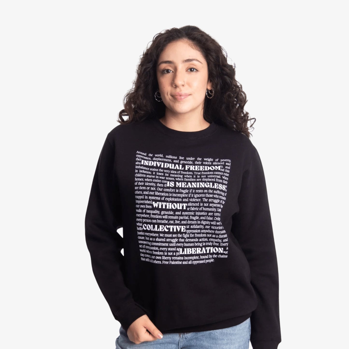 Collective Liberation Crewneck Wear The Peace Crewnecks S