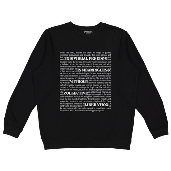 Collective Liberation Crewneck Wear The Peace Crewnecks S
