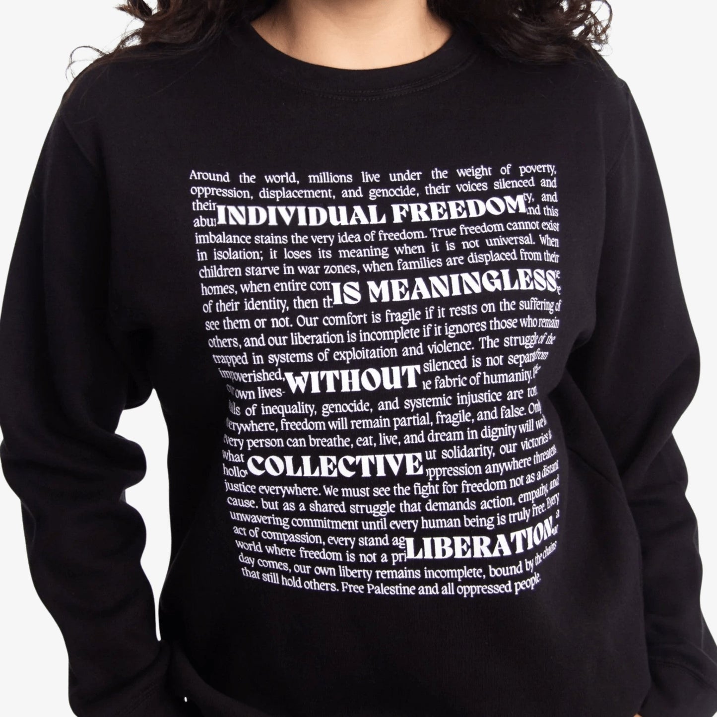 Collective Liberation Crewneck Wear The Peace Crewnecks S