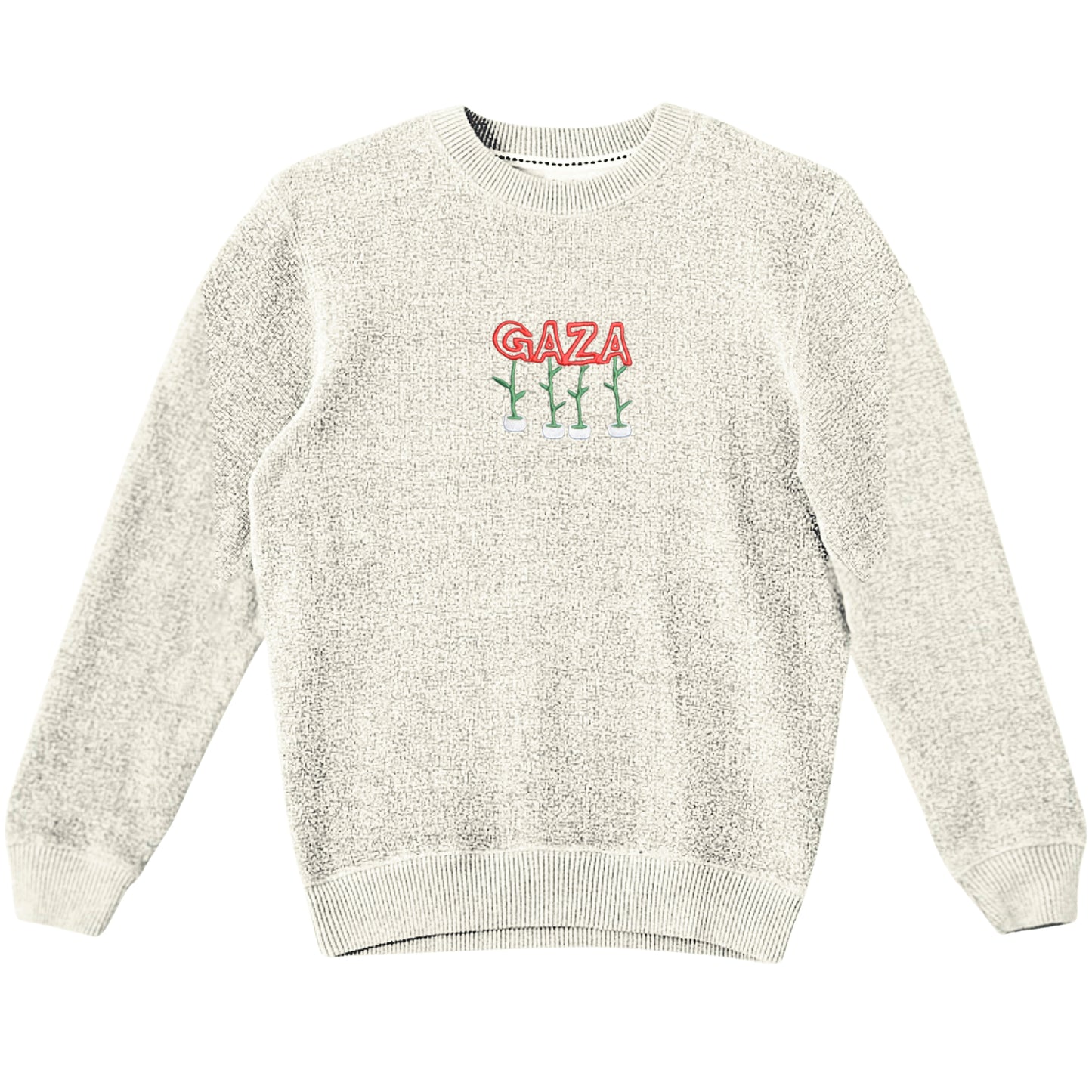 Seeds Of Gaza Embroidered Crewneck