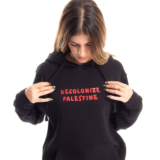 Decolonize Palestine Hoodie Wear The Peace Hoodies S